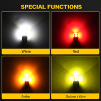 NAO Auto LED-Licht T10 T15 T20 Kfz-Lampe P21W 3157 Focos LED-Innenraum 12V Faros LED Para Auto W5W T10 LED Canbus