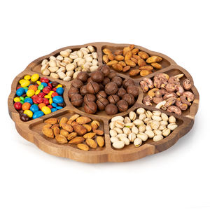 <span class=keywords><strong>Plateau</strong></span> de <span class=keywords><strong>service</strong></span> rotatif Lazy Susan Acacia Bois Lazy Susan Organisateur de desserts <span class=keywords><strong>Plateau</strong></span> <span class=keywords><strong>tournant</strong></span> <span class=keywords><strong>Apéritif</strong></span> <span class=keywords><strong>Plateau</strong></span> de légumes - Product Image 3