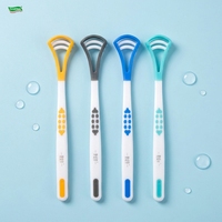 CoralClean Nettoyeur de Langue Portable en Caoutchouc Certifié ISO CE – Élimination Efficace des Taches pour une Haleine Fraîche et une Hygiène Buccale Optimale