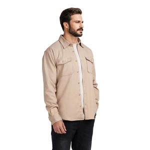 Gingtto ICO Vintage the <span class=keywords><strong>Dante</strong></span> Overshirt Camisa con logotipo personalizado Costo Camisas de manga larga Hombres - Product Image 5