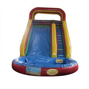 Toboggan aquatique gonflable en PVC pour piscine, idéal pour les locations commerciales, résidentielles et scolaires, et les fêtes en intérieur/extérieur - Product Image 1