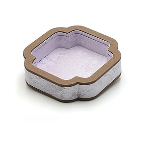 Nouveau plateau d'affichage de bijoux de luxe, collier, bague, boucle d'oreille, motif brodé, plateau de bijoux de couleur cellulose ultra-fine - Product Image 3