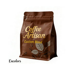 บรรจุภัณฑ์กาแฟแบบซองพิมพ์ลายตามสั่งขายส่ง ถุงโดយแพ็คแบบก้นแบน ซองกาแฟแบบก้นแบน - Product Image 5