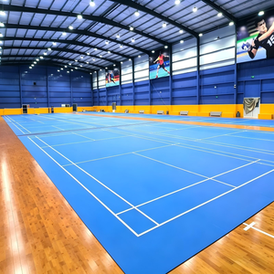 Revêtement de sol sportif en acrylique modifié pour les terrains de pickleball et de tennis, installation rapide, amovible, réutilisable, idéal pour les clubs - Product Image 1