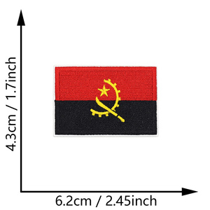 Parches Termoadhesivos de Banderas Africanas Personalizados al por Mayor de Fábrica, Bordados de Banderas Nacionales <span class=keywords><strong>y</strong></span> de Países del Mundo Pequeños para Chaquetas - Product Image 6