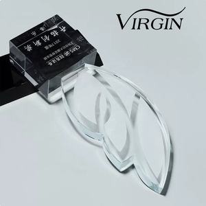 गुंगझोउ थोक अनुकूलित k9 स्पष्ट क्रिस्टल ग्लास ट्रॉफी पुरस्कार जस्ता मिश्र धातु पंख आकार नर्तक डिजाइन नए अनुकूलित स्टार लोक - Product Image 4