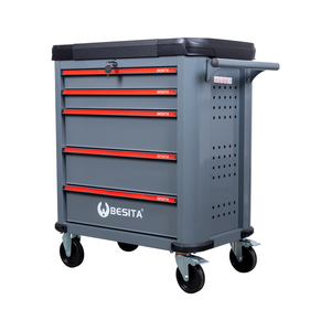 Giá đặc biệt OEM/ODM/OBM phong cách cổ điển Tủ lưu trữ 5 ngăn kéo xe công cụ giỏ hàng 220 miếng sửa chữa xe công cụ bảo trì keyed - Product Image 1