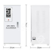 SJW penstabil tegangan otomatis, 3 fase 380V 440V AVR 200KVA Regulator tegangan otomatis statis 200KW tanpa sentuh 200 KVA