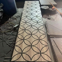 Panneau acoustique en polyester gaufré 3D, panneau acoustique décoratif moderne pour hall d'hôtel, espace de bureau, fond de scène