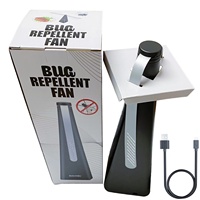 Ventilateur anti-mouches et insectes sans produits chimiques, design animal, avec lames de rechange et support pour usage alimentaire et domestique
