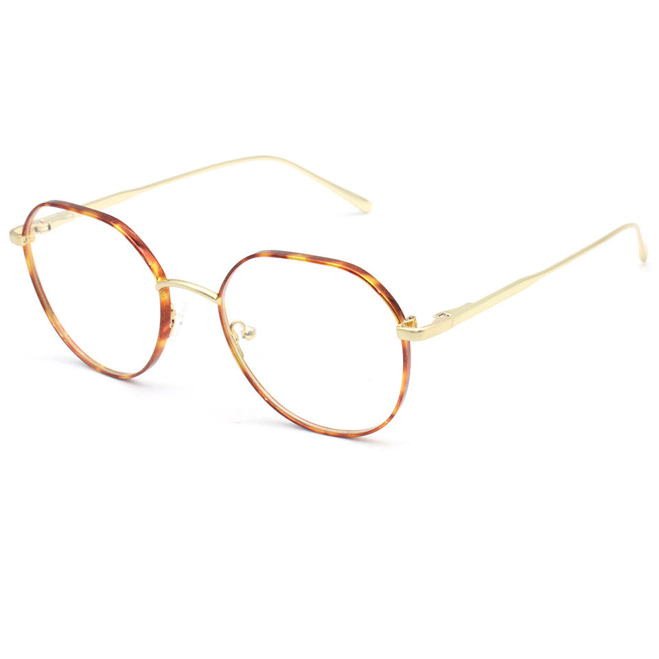 最新高端宽边金属光学眼镜框流行时尚眼镜男士女士眼镜框准备库存