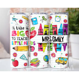 Vasos Térmicos para Profesores con Tapa y Pajita de 20oz - Product Image 3