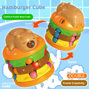 Juguete Giratorio Capybara Burger Cube Magic Bean, Spinner de Dedo con <span class=keywords><strong>Bola</strong></span> Giratoria - Herramienta Útil para Reducir el Estrés, Juguete Educativo para - Product Image 2