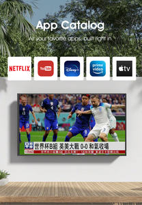 Téléviseur extérieur étanche 4K ITATOUCH 55/65 pouces avec affichage de texte pour les zones de piscine de <span class=keywords><strong>jardin</strong></span>, boîtier résistant aux intempéries de qualité commerciale - Product Image 4