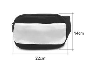 नया फैशन सब्लिमेशन ब्लैंक कमर बैग हीट ट्रांसफर के लिए मल्टी-फंक्शनल ब्लैंक कॉइन पर्स फैनी पैक स्पोर्ट्स करता है