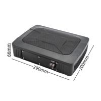 Subwoofer de voiture compact 6x9 pouces à installer sous le siège, subwoofer passif fin, haut-parleur de mise à niveau audio pour voiture, haut-parleur de basses compact pour véhicule