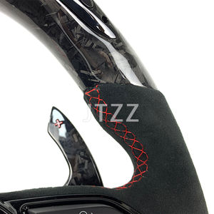 Para <span class=keywords><strong>Audi</strong></span> A7 A4 <span class=keywords><strong>A5</strong></span> A6 S4 S5 S7 B8 B8.5 pantalla LED Alcantara fibra de carbono forjado volante accesorios de coche <span class=keywords><strong>Interior</strong></span> de coche - Product Image 3