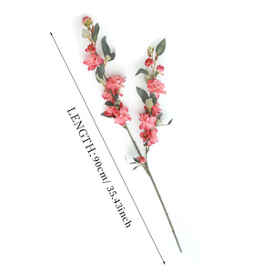 Fleurs artificielles de camélia 90 cm en soie, haute simulation, pour décorations de mariage, accessoires d'intérieur et d'extérieur - Product Image 6