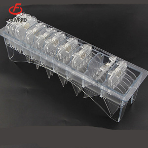 Kit <span class=keywords><strong>de</strong></span> peignes pour tondeuse à cheveux, 10 pièces/<span class=keywords><strong>lot</strong></span>, différentes tailles - Product Image 2