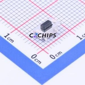 YTSB001A0351201B Tactile Switch SMD Switch Single Pole Single Throw Rectangle Button 1.2N Horizontal Mount - Product Image 1
