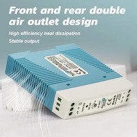 Alimentation à découpage monophasée MDR-10W en boîtier moulé pour montage sur rail, module transformateur de surveillance basse tension 12V/24V CC