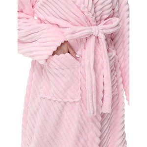 Accappatoi Premium per Donne, Super Morbidi e Confortevoli in Pile, Vestaglia da Hotel, Spessa e Lunga, <span class=keywords><strong>Pigiama</strong></span> per Adulti - Product Image 3