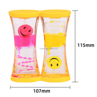 Minuteur liquide sensoriel, jouet anti-stress en acrylique à mouvement liquide, minuteur à huile portable pour le bureau