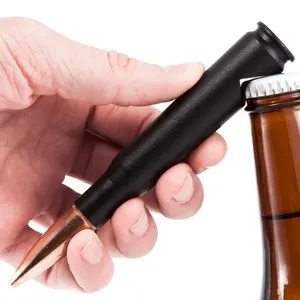 Promotion Custom Different Funny Zinc Alloy Enamel Metal Bullet Shape Beer Bottle Opener keychain