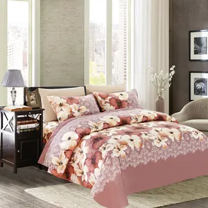 Good Price 100% Polyester Bed Sheets Set Luxury Comforter Sets Bedding For Home