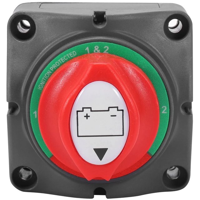 Battery Disconnect Switch 12V 24V Marine 200A 300A Car Dual Battery Switch 3 Position Battery Selector Switch for Car Boat