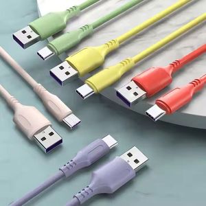 Liquid Silicone Data <b>Cable</b> Suitable for Mobile Phone Charging <b>Cable</b> Android V8 Type-c Mobile Phone Data <b>Cable</b> - Product Image 1