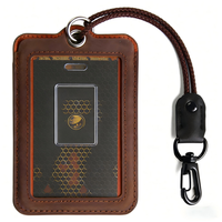 Portefeuille personnalisé en cuir véritable Leefirst, porte-cartes d'identité/de crédit, impression sérigraphique, portefeuille portable personnalisé, clip métallique