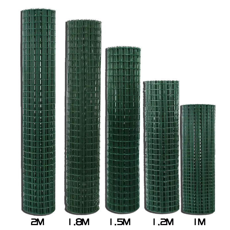 Rete metallica saldata rivestita in pvc verde 4x4 4x4 con calibro a basso prezzo 6