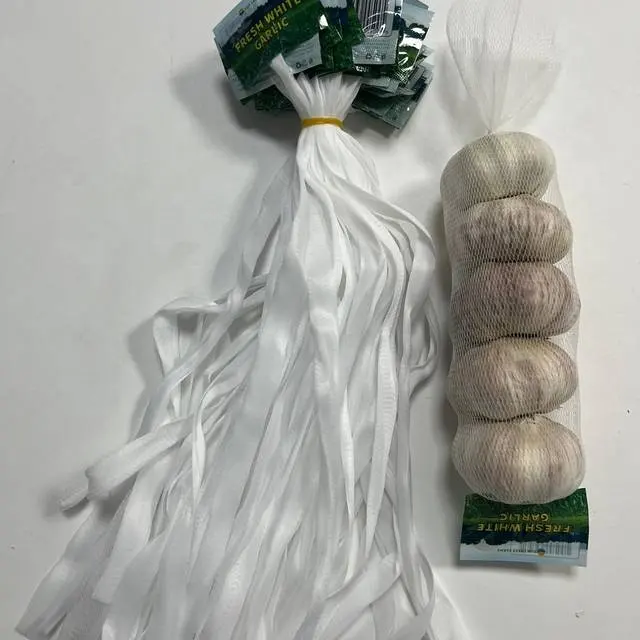 Factory direct selling bag garlic net garlic net roll  garlic net