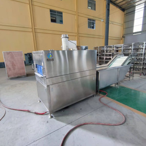 Heat <b>Shrink</b> Tunnel Wrapping Machine Meat Product Hot Water Shrinking Cooling Packaging Line With Weighing Labeling Printer Tunne - Product Image 6