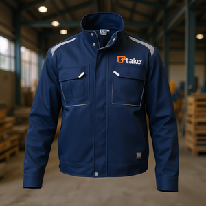 Veste de travail classique Ttake, marine, taille XS, poches haute visibilité - Product Image 3