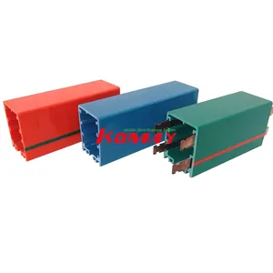 Komay HFP56 electric power supply 4 Pole 100A pure copper enclosed crane conductor rail conductor bus bar