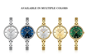 Hot Sale Quartz <strong>Watch</strong> for <strong>Women</strong> Newest CURREN High Quality Diamond Golden <strong>Women</strong> <strong>Watch</strong> Luxury Green <strong>Watch</strong> for <strong>Women</strong> <strong>Reloj</strong> 9097 - Product Image 3