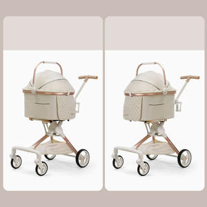 Chariots à haute vue pour animaux de compagnie Poussette de marche extérieure détachable moderne pour <span class=keywords><strong>chien</strong></span> à inversion horizontale et verticale - Product Image 4