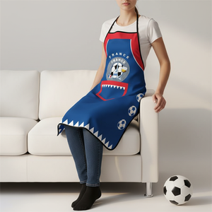 Delantal Impermeable Personalizado de la Serie Fan de Francia, con Tema de la Bandera de la Copa Mundial de Fútbol, Delantal de Cocina al por Mayor con Bolsillo en Venta - Product Image 1
