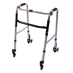 Hot Bán Trọng Lượng Nhẹ Nhôm Có Thể Gập Lại Di Động Khung Rollator Walker Với Bánh Xe Cho Người Cao Tuổi - Product Image 2