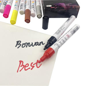 Marqueur de peinture permanent à base d'huile, séchage rapide, imperméable, indélébile, pour logo personnalisé, stylo de peinture graffiti, plastique - Product Image 3