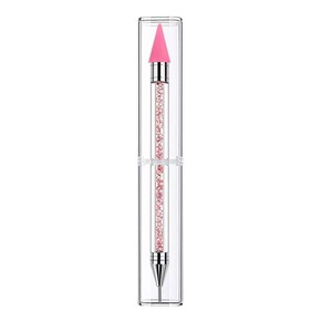 Stylo à cire pour strass, outil de pose de cristaux, outil de pose de clous pour nail art, outil de pose de points, outil de perçage DIY, double tête en plastique, 1 pièce, 3 ans - Product Image 6