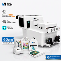 Imprimante DTF industrielle 60 cm avec four à agitateur automatique, tête I3200, machine rouleau à rouleau directe sur film pour personnalisation de vêtements de sport