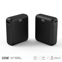 Petite taille, 35W, USB-C, charge rapide, powerbank 10000mAh, batterie semi-solide, chargeur de téléphone portable