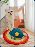 Árbol para Gatos Moderno de Lujo de 2 Niveles y 21 CM con Poste Rascador de Sisal, Torre de Escalada Ligera para Gatitos, Empacado en Cartón para Gatos de Interior