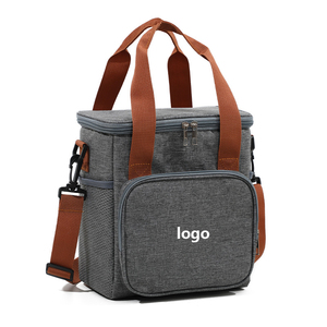 Lớn 12L hai lớp nhiệt Túi lạnh xách tay Bento ăn trưa Túi nước đá cho những buổi dã ngoại ngoài trời dày hai lớp nhiệt - Product Image 2