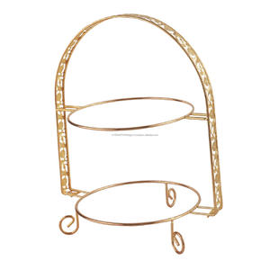 Venta al por mayor a granel de metal de la mejor calidad último diseño de mármol Servidor de pastel con acabado de calidad superior para la decoración del hogar y Mesa - Product Image 5