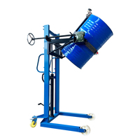 400kg fer tambour plastique seau chariot élévateur manuel empileur camion huile tambour élévateur empileur camion Nylon et PU roues