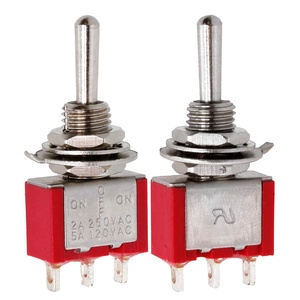 MTS-103R Rosso toggle switch SPDT 3 Posizione ON/OFF/ON - Product Image 3